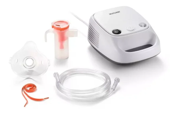 Nebulizador compressor Multilaser NebPlus branco e laranja 127V/220V