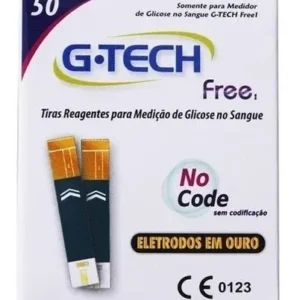 Tiras De Glicemia G-tech Free Com 50 Unidades