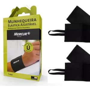 Par De Munhequeira Elástica Tendinite Órtese Ajustável Pulso