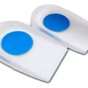 Par Palmilha Silicone Gel Calcanheira Esporão Ponto Azul Orthosilic