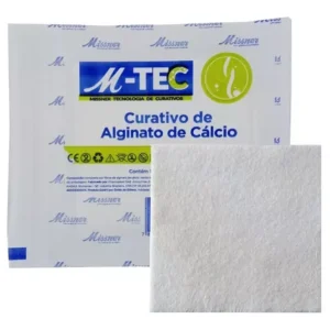 Curativo De Alginato De Cálcio E Sódio Unidade 10 X 10cm M-Tec