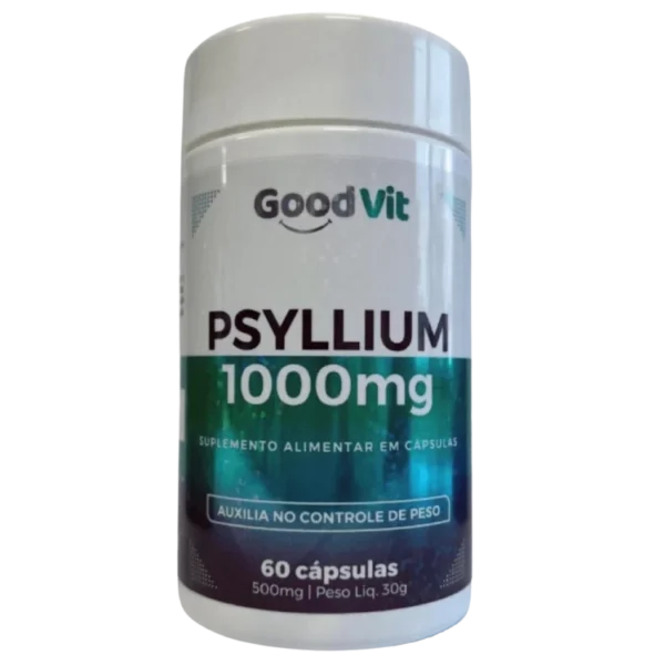 PSYLLIUM 1000MG C/60 CÁPSULAS - GOOD VIT